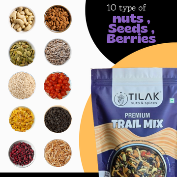 Trail mix gym mix ડ્રાયફ્રુટ્સ મિક્સ Tilak Special
