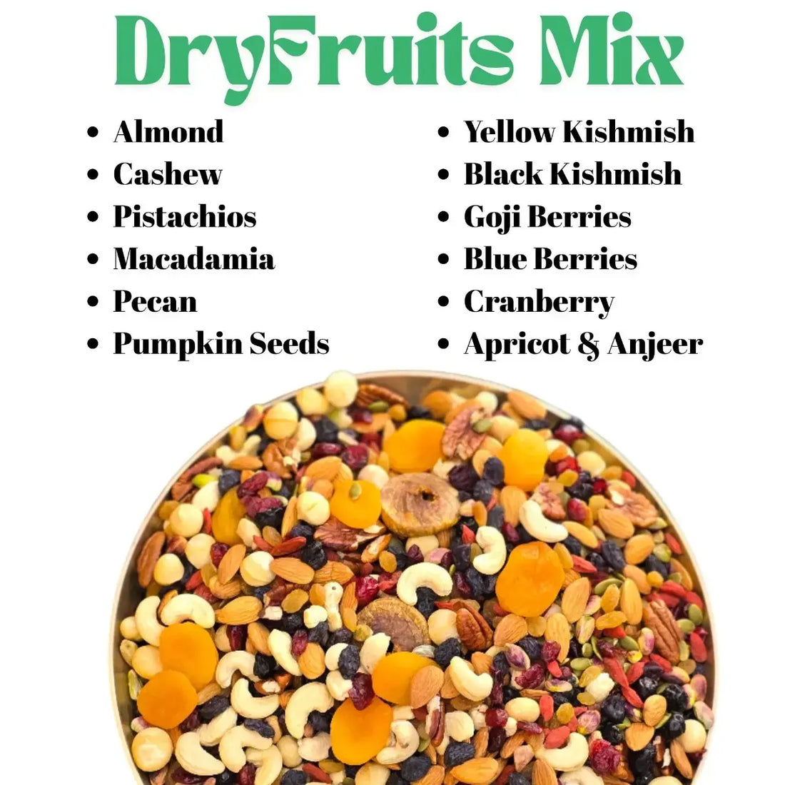 Premium Dryfruits Mix પ્રિમયમ ડ્રાયફ્રુટ મિક્સ